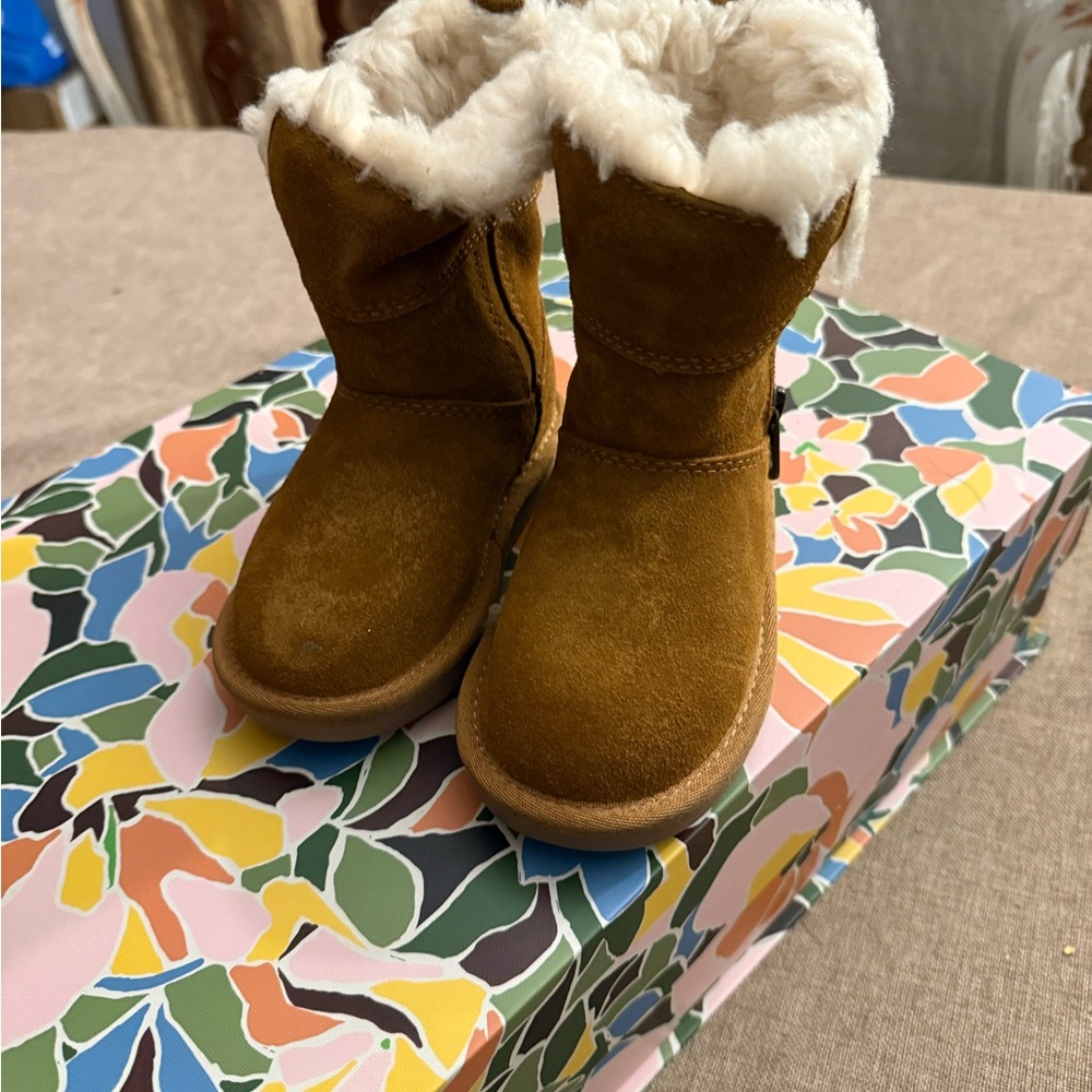 Cozy Brown Kids Boots